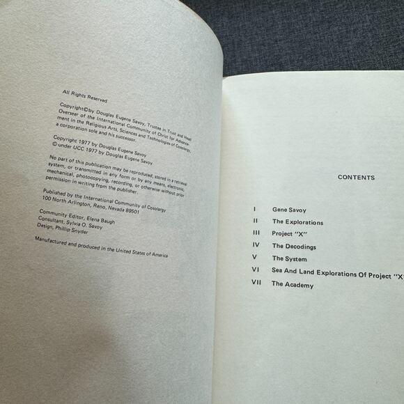 PROJECT X The Search For The Secrets Of Immortality Gene Savoy Prospectus 1977 - Picture 7 of 7